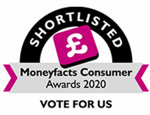 Shortlisted for moneyfacts consumer awards 2020 digital wealth management provider of the year