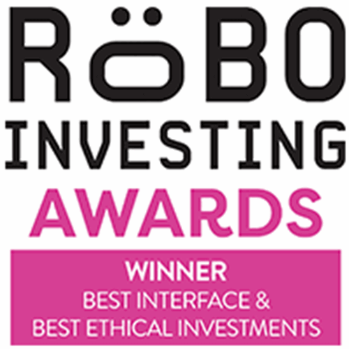 Robo Investing Awards for best interface and best ethical investments