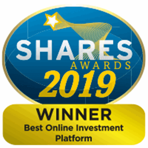 Shares Awards 2019 for best online investment provider