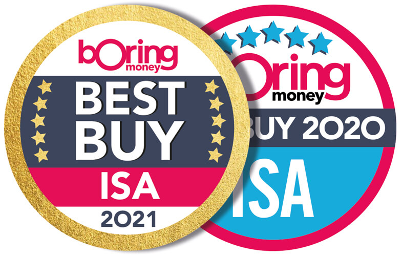 Boring Money Best Buys 2020 ISA award