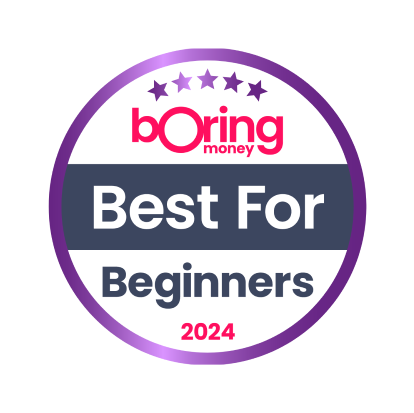 Winner of the Best for Beginners at the 2024 Boring Money Awards