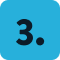 An icon of the number 3.
