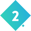 An icon of the number 2.
