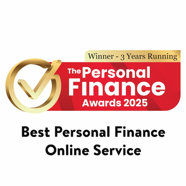Winner of the Best Personal Finance Online Service at the 2024/25 Personal Finance Awards.