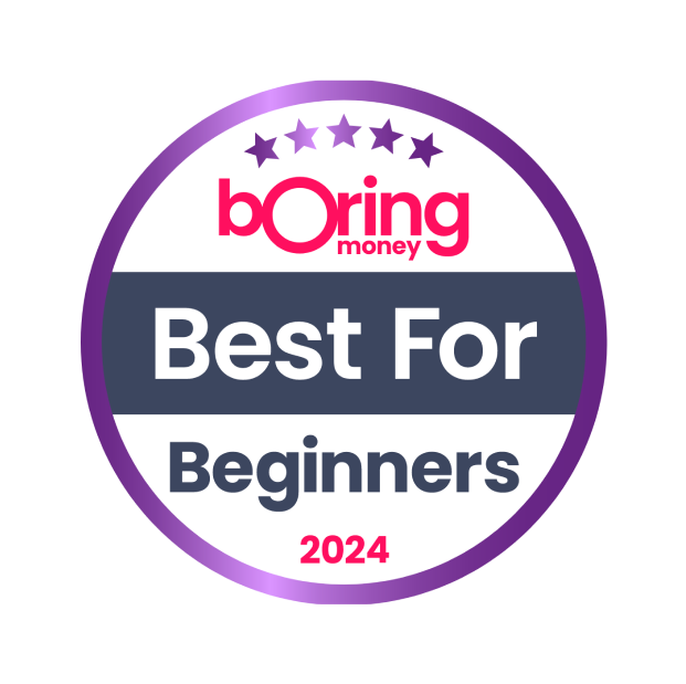 Winner of the Best for Beginners at the 2024 Boring Money Awards