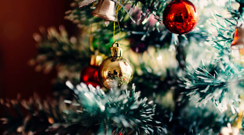 Christmas tree with baubles | Wealthify