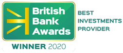 British Bank Awards 2020 award for best investment provider