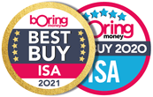 Boring Money Best Buys 2020 & 2021 ISA award