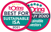Boring Money Best Buys 2020 award - Sustainable Investors
