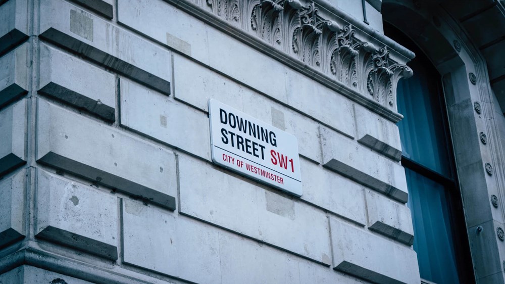 Downing Street London Street Sign