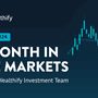 Image that says: 'January 2024: a month in the markets with the Wealthify Investment Team