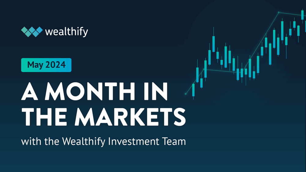 Image that says 'a Month in the Markets: May 2024'