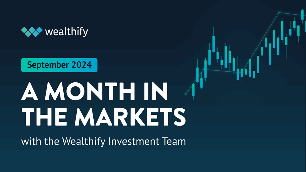 Image that says 'a Month in the Markets: September 2024'