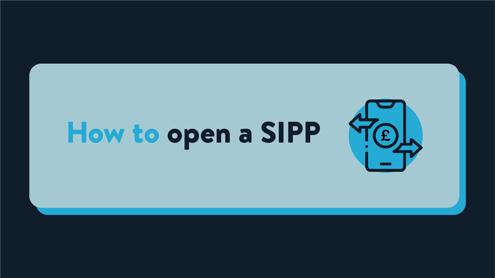 A blue card with the text