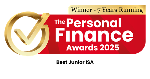 Winner of Best Junior ISA at The Personal Finance Awards 2025/26 - seven years running