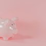 A pink piggy bank 